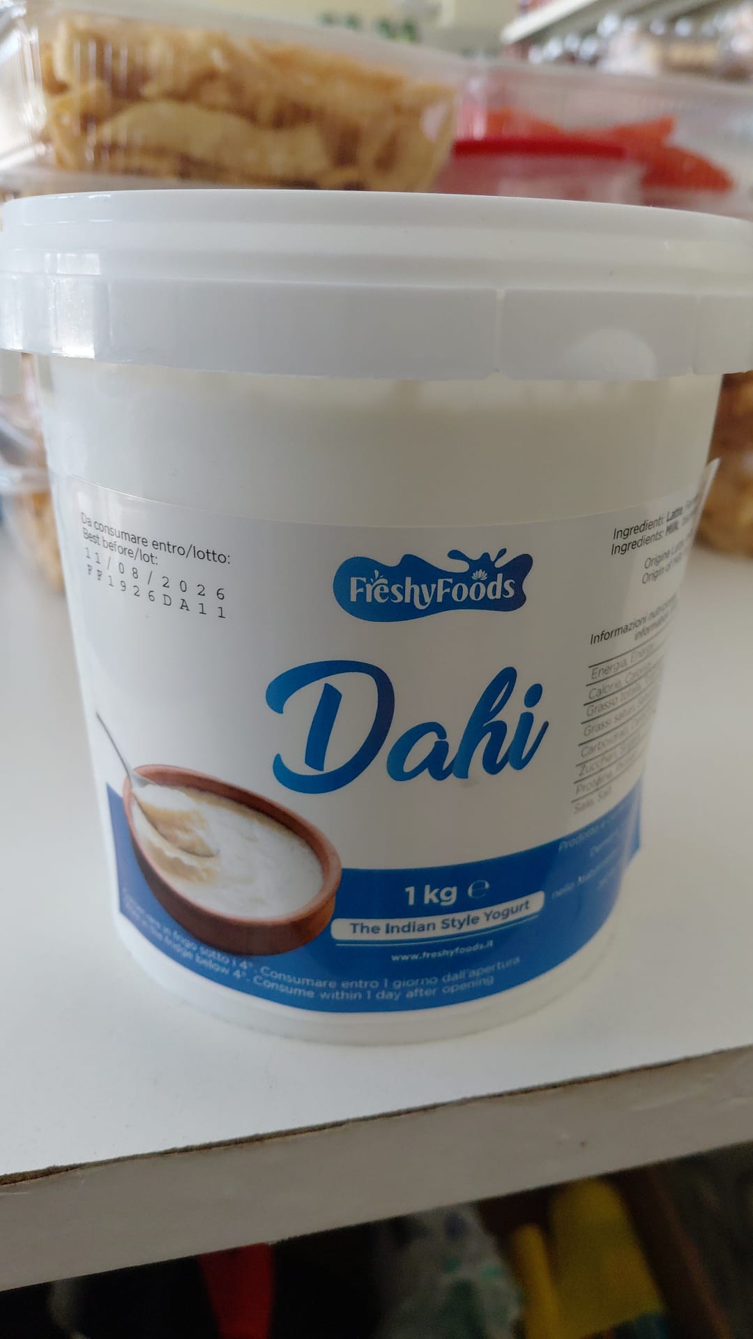 FreshyFoods Dahi Yogurt Indiano 1kg