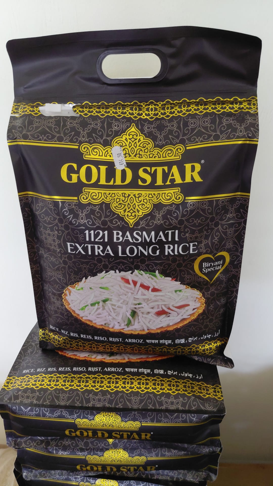 Gold Star 1121 Basmati Extra Long Rice 5kg