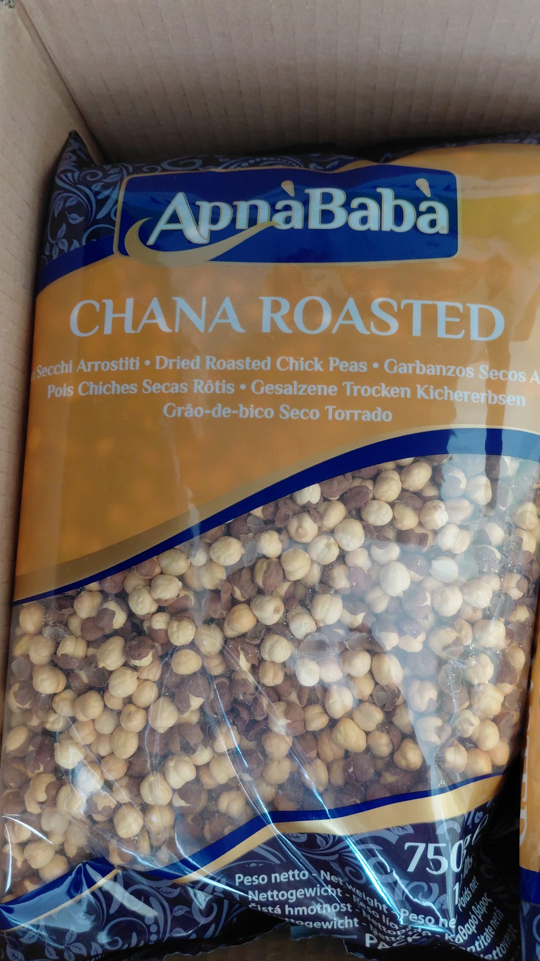 ApnaBabà Chana Roasted Ceci Arrostiti 750g