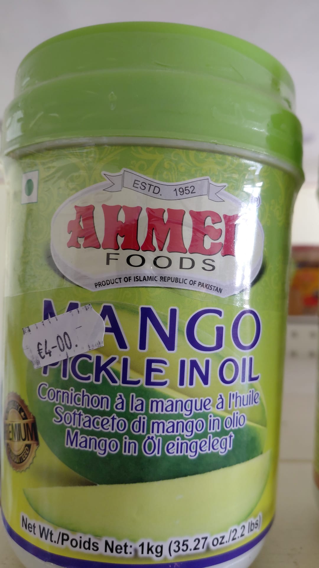 Ahmed Foods Mango Pickle in Oil 1kg