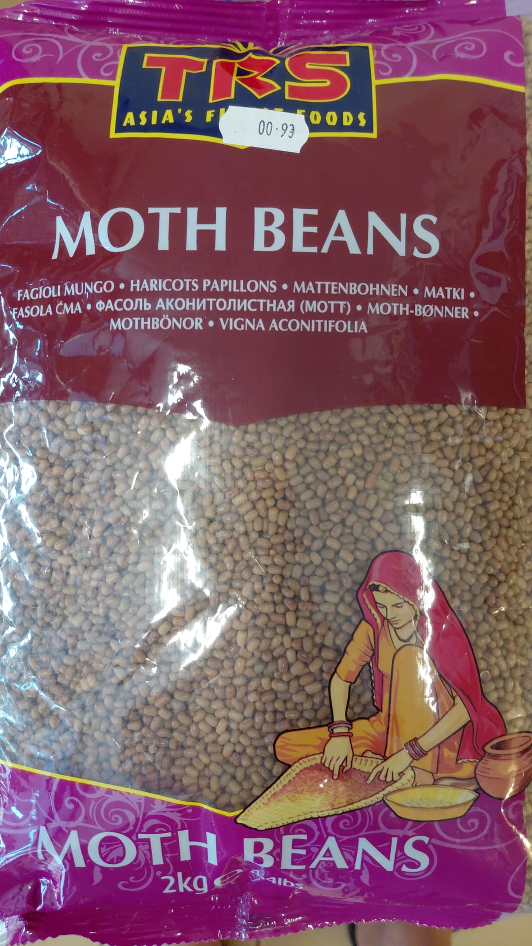 TRS Moth Beans Fagioli Mungo Matki 2kg