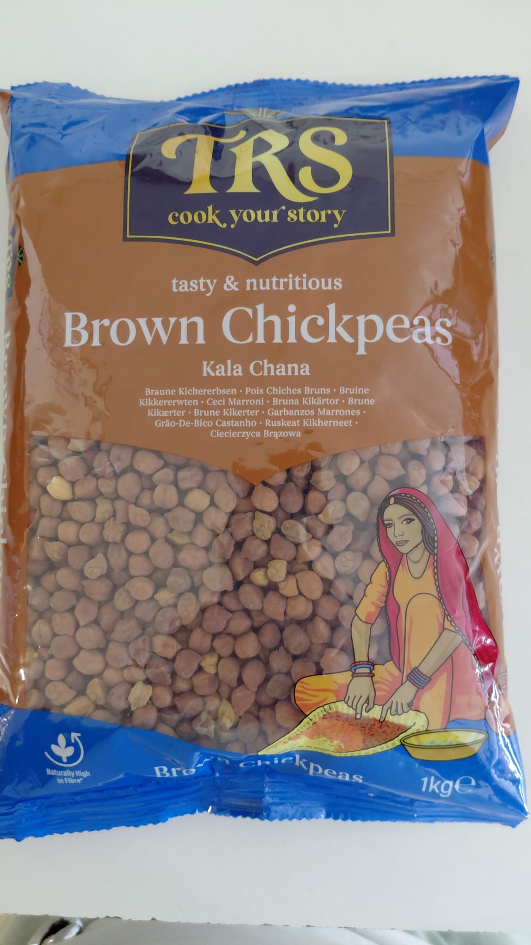 TRS Brown Chickpeas Kala Chana 1kg