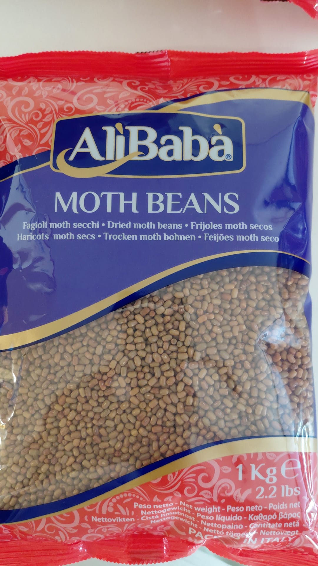 AliBabà Moth Beans Fagioli Moth Secchi 1kg