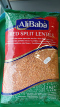 AliBabà Red Split Lentils Lenticchie Rosse Spezzate 2kg