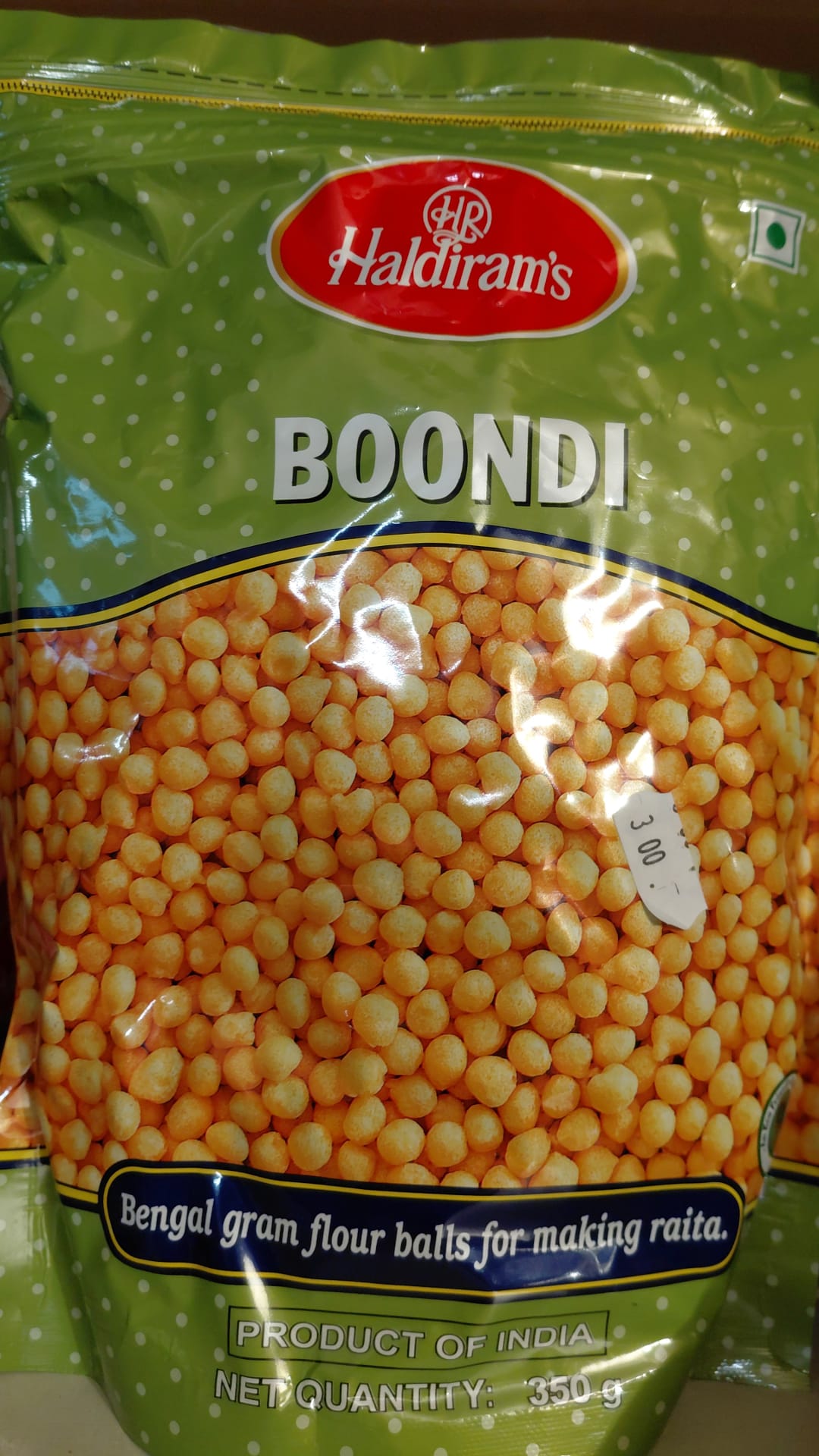 Haldiram's Boondi Palline di Farina di Ceci 350g