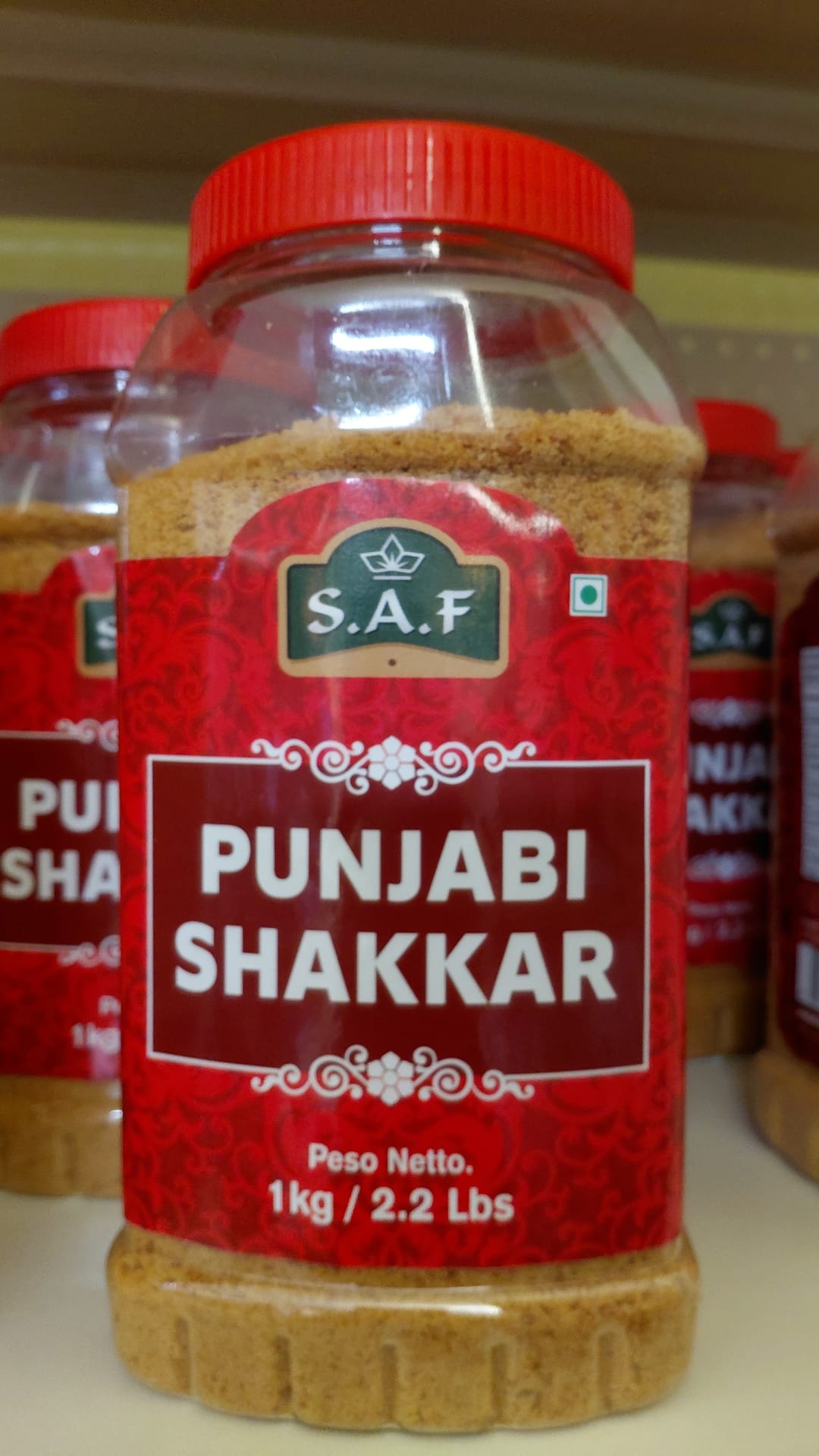 S.A.F. Punjabi Shakkar Zucchero Grezzo di Canna 1kg