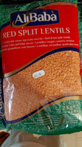 AliBabà Red Split Lentils Lenticchie Rosse Spezzate Secche 2kg