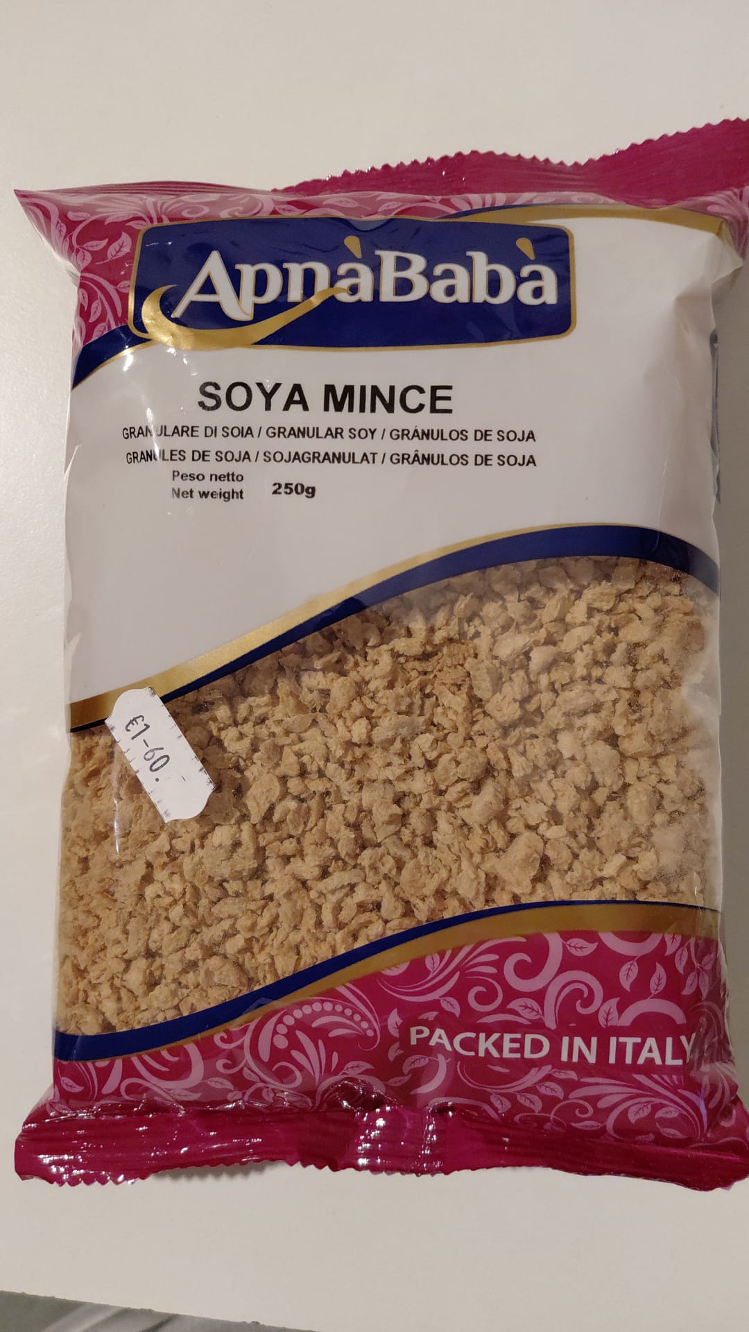 ApnaBabà Soya Mince Granulare di Soia 250g